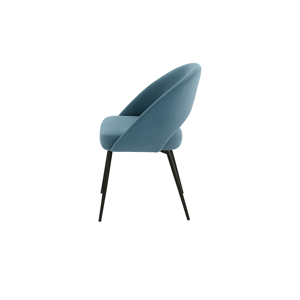 Scaun catifea ROZ | model LAVA