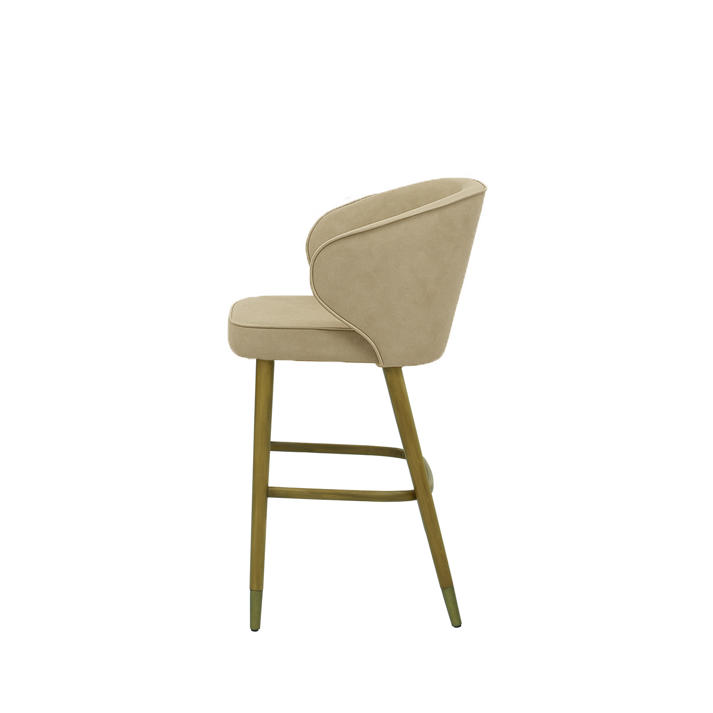 Scaun insula catifea ALBASTRA | model CAPRICE