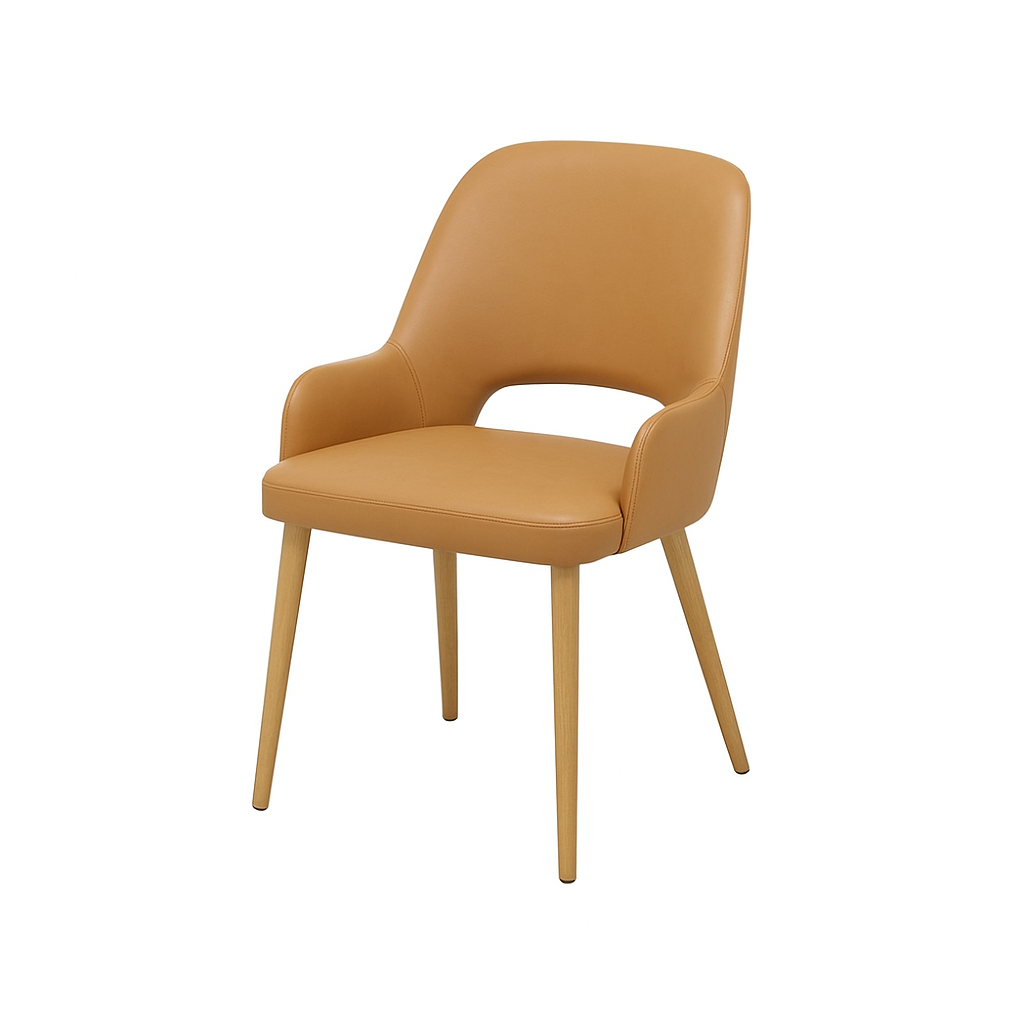 Scaun piele ALBASTRA | model HUGO