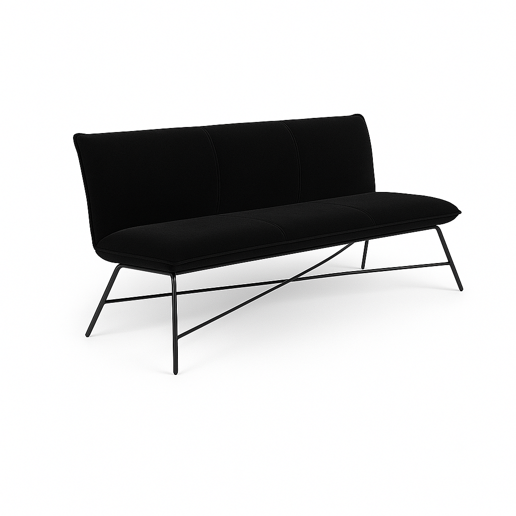 Bancheta catifea VERDE | model FLIP