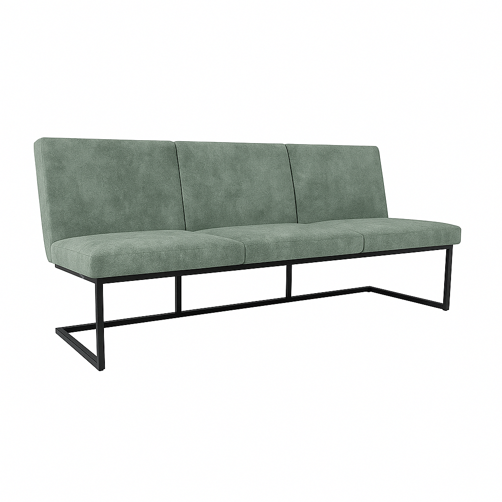 Bancheta catifea  CABALLERO culoare VERDE DESCHIS