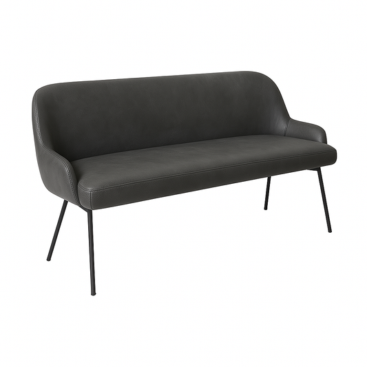 Bancheta piele SASHA culoare ANTRACIT