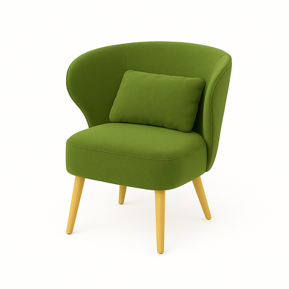 Fotoliu catifea VERDE | model CAPRICE