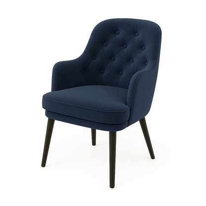 Fotoliu catifea ALBASTRA | model MATEO