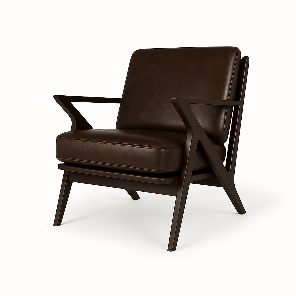 Fotoliu piele MARO INCHIS | model ROA