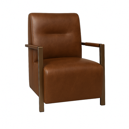 Fotoliu piele MARO DESCHIS | model COMO