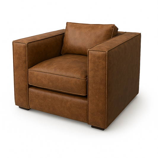 Fotoliu piele COLI culoare MARO