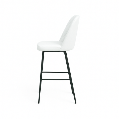 Scaun bar piele naturala BEJ | model FOX