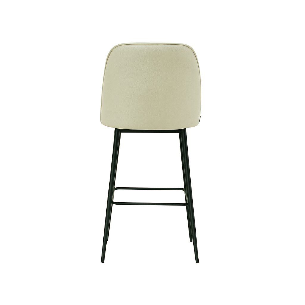 Scaun bar piele naturala GALBENA | model FOX