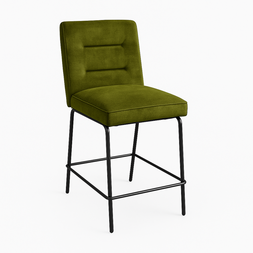 Scaun bar catifea VERDE model DAG