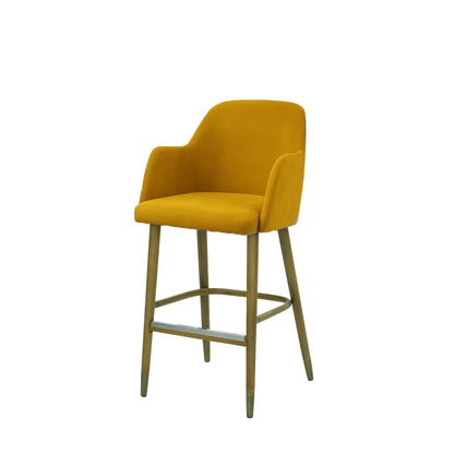 Scaun bar catifea ROZ | model PINO