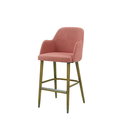 Scaun bar catifea BORDO | model PINO