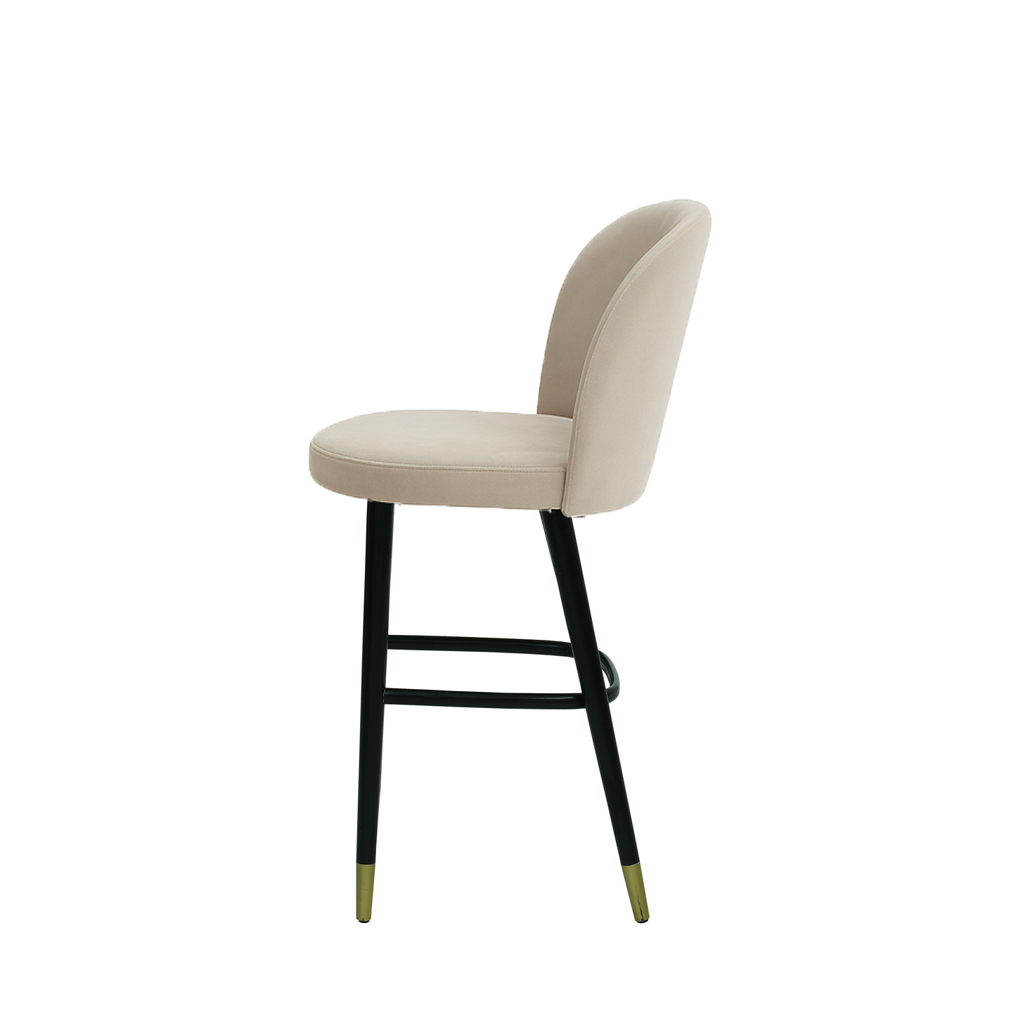 Scaun bar catifea GALBENA | model SAM