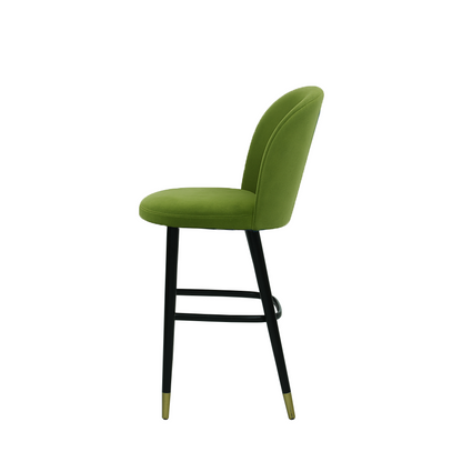 Scaun bar catifea VERDE | model SAM