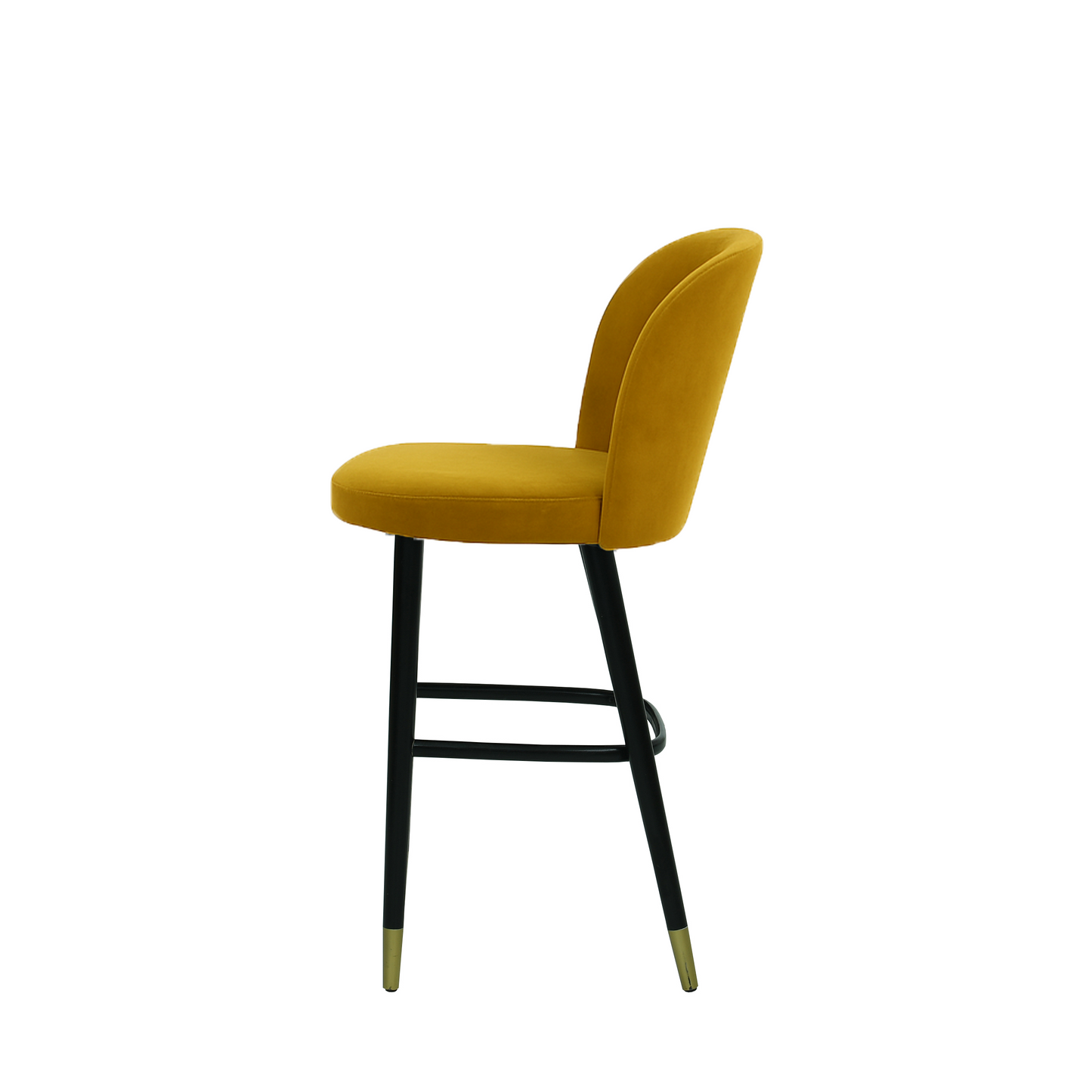 Scaun bar catifea BEJ | model SAM