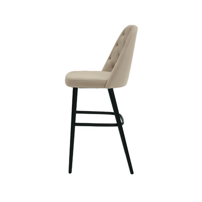 Scaun bar catifea VERDE | model SCOT