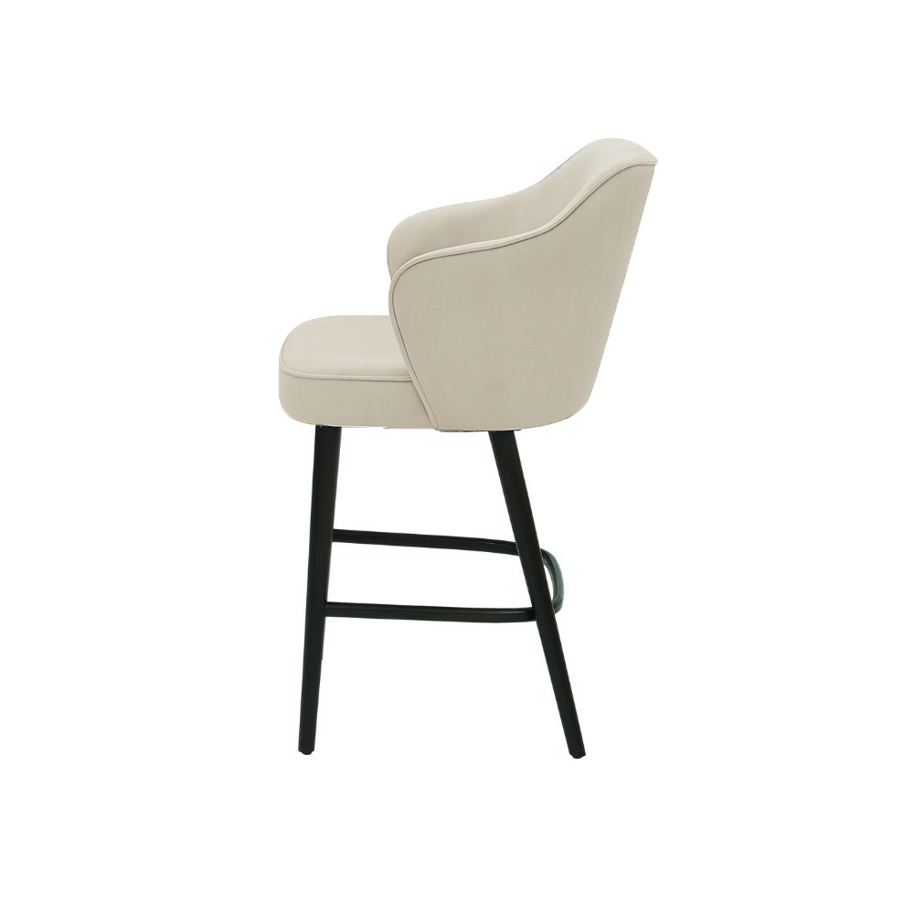 Scaun bar catifea TURCOAZ | model ZEUS