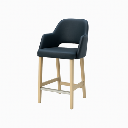 Scaun bar piele ALBA | model APRIL