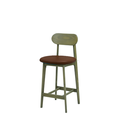 Scaun bar piele GALBENA | model CLEO