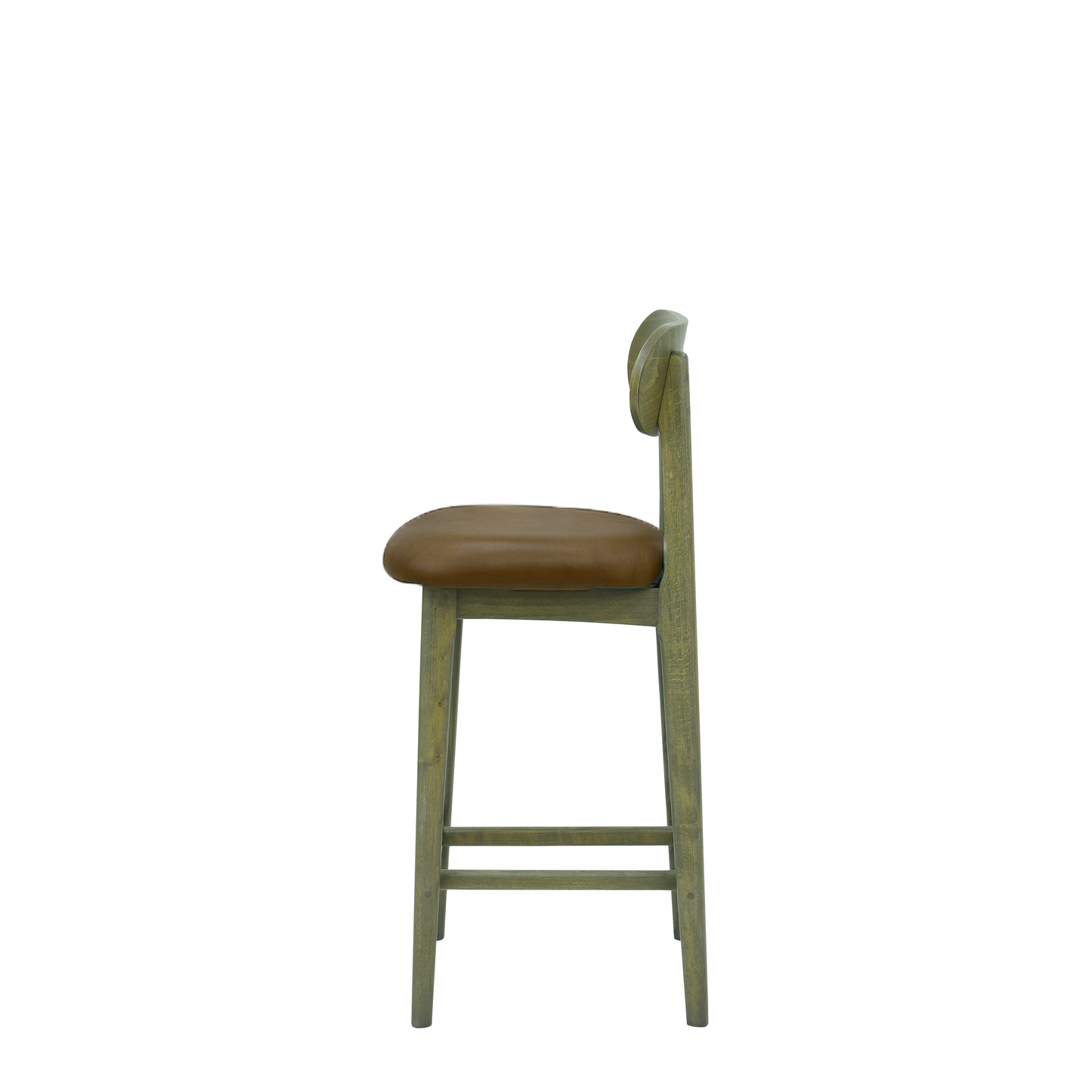 Scaun bar piele VERDE | model CLEO