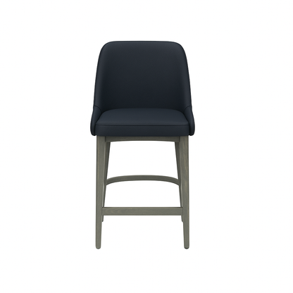 Scaun bar piele GALBENA | model GINA