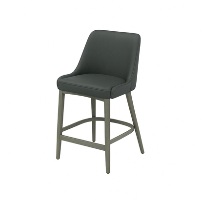 Scaun bar piele naturala BEJ | model GINA