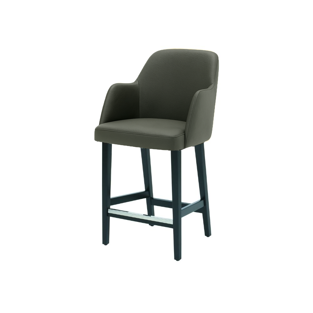 Scaun de bar piele BORDO | model PINO