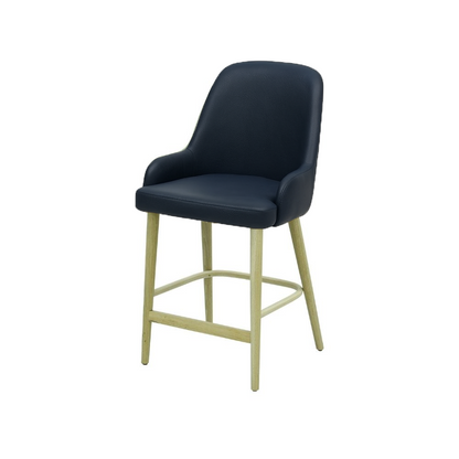 Scaun bar piele VERDE | model ROCCO