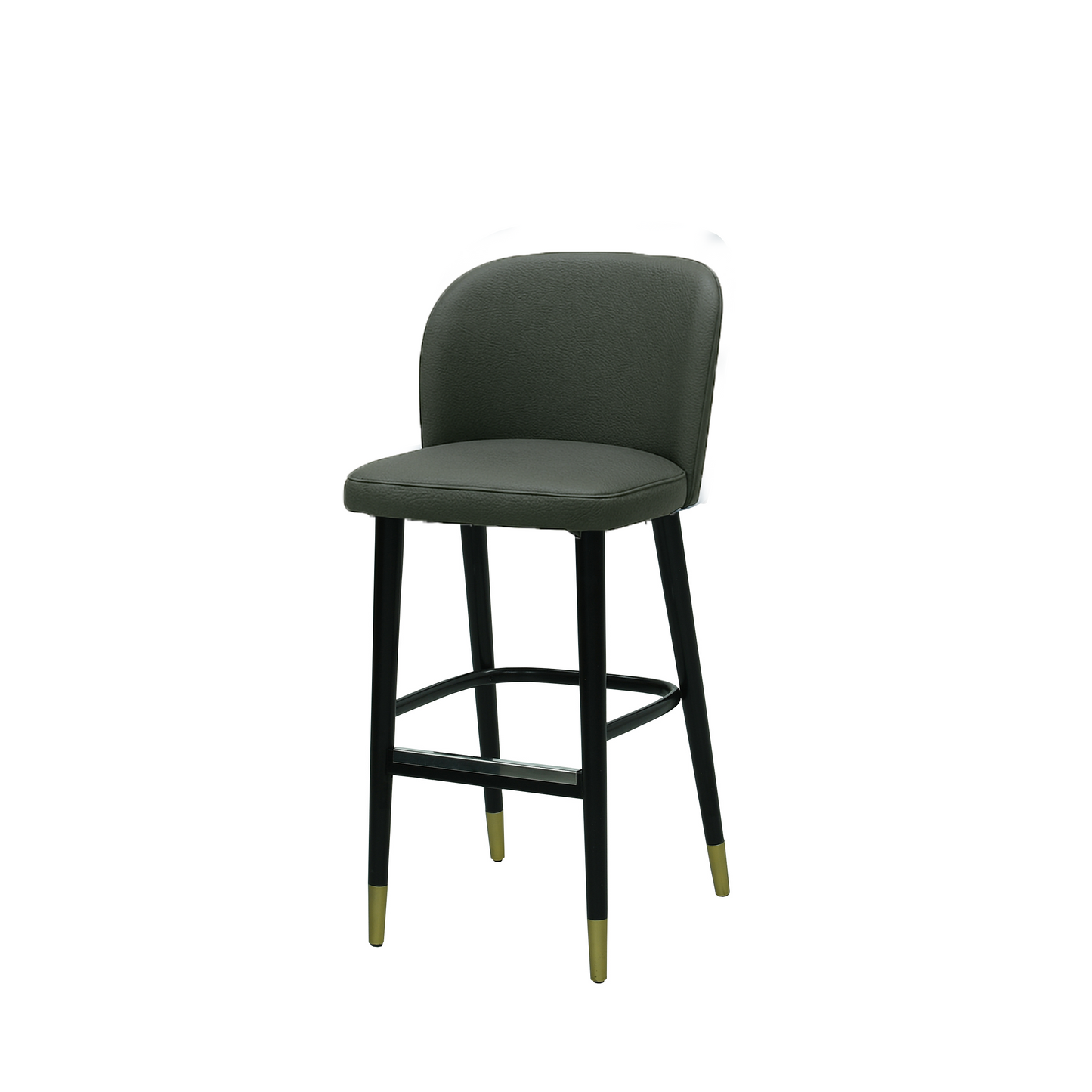 Scaun bar piele VERDE | model SAM