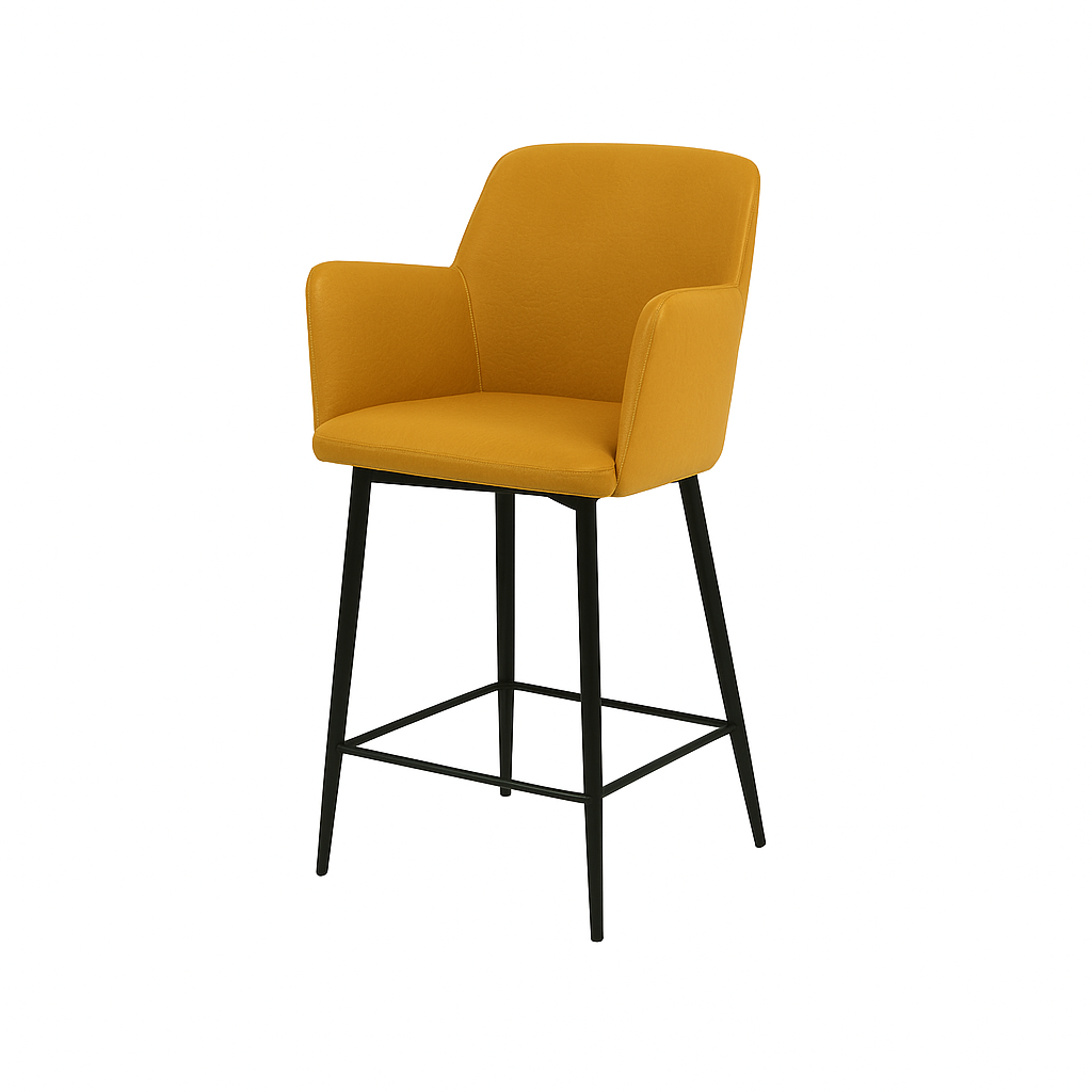 Scaun bar piele BEJ | model SIGMA