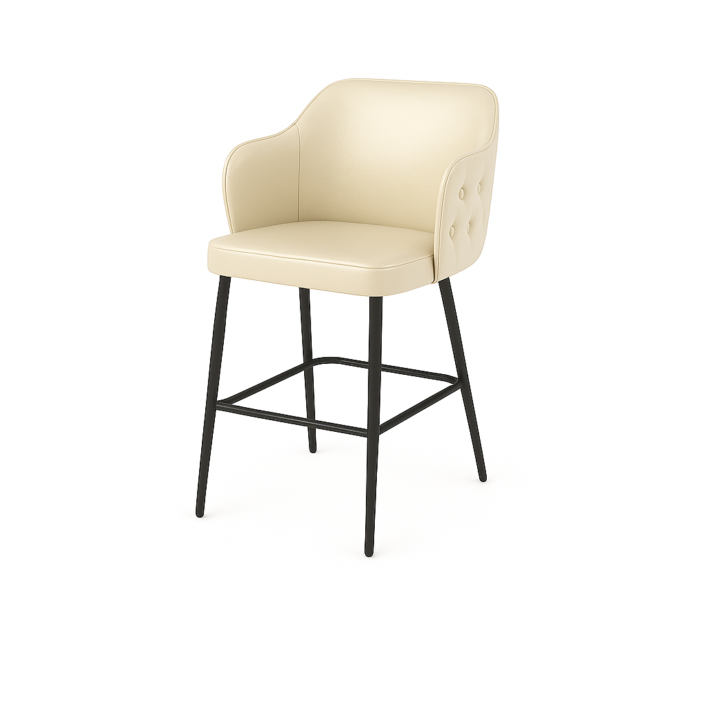 Scaun bar piele BORDO | model TEONA