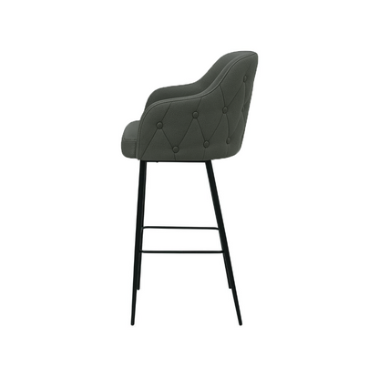 Scaun bar piele VERDE | model TEONA