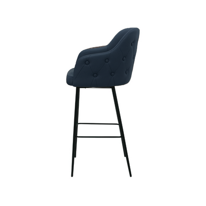 Scaun bar piele BEJ | model TEONA