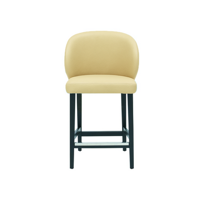 Scaun bar piele naturala VERDE | model CAPRICE