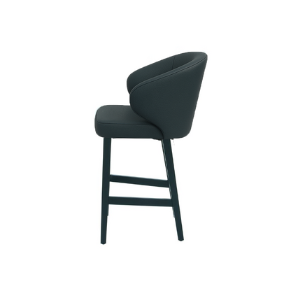 Scaun bar piele naturala ALBASTRA | model CAPRICE