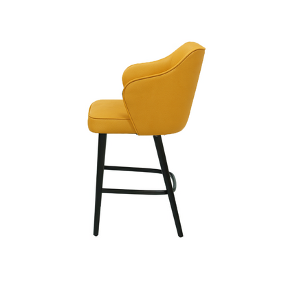 Scaun bar piele GALBENA | model ZEUS