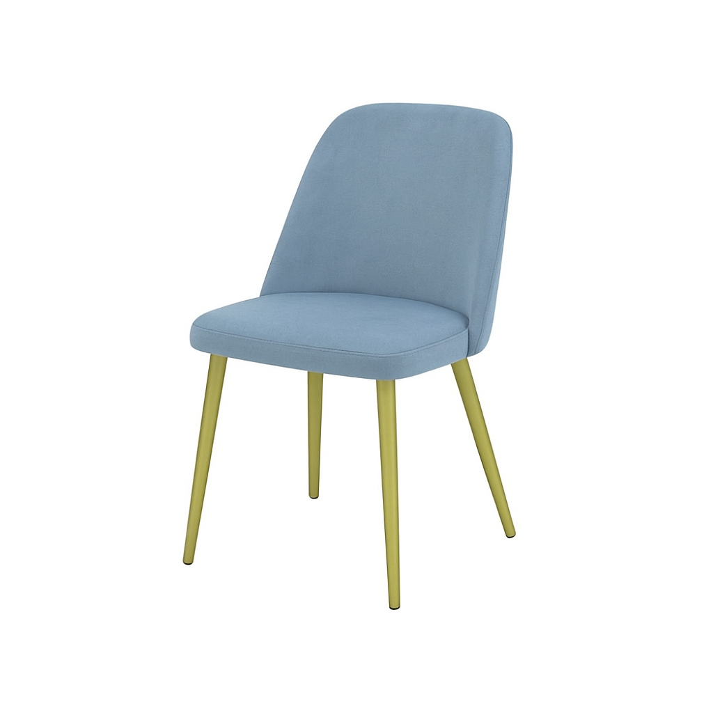 Scaun catifea GALBENA | model FOX