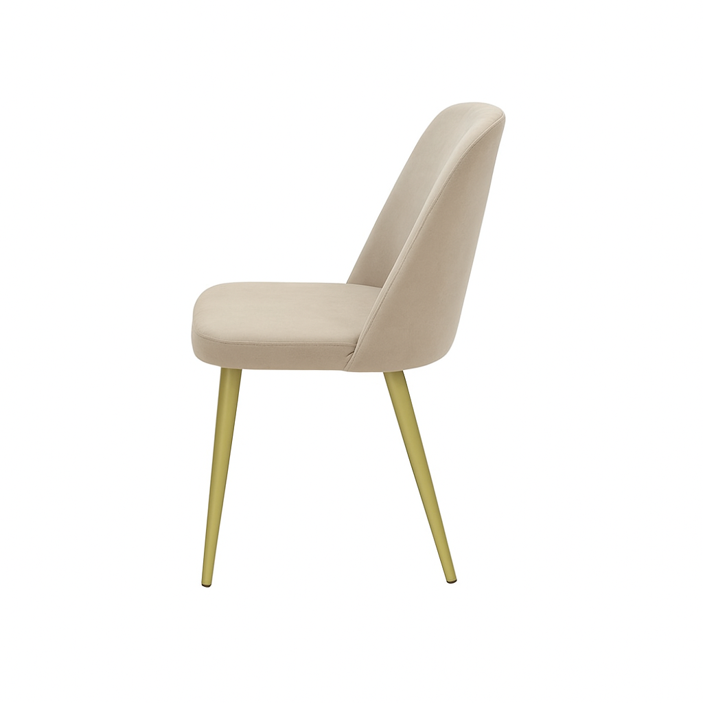 Scaun catifea ALBASTRA | model FOX