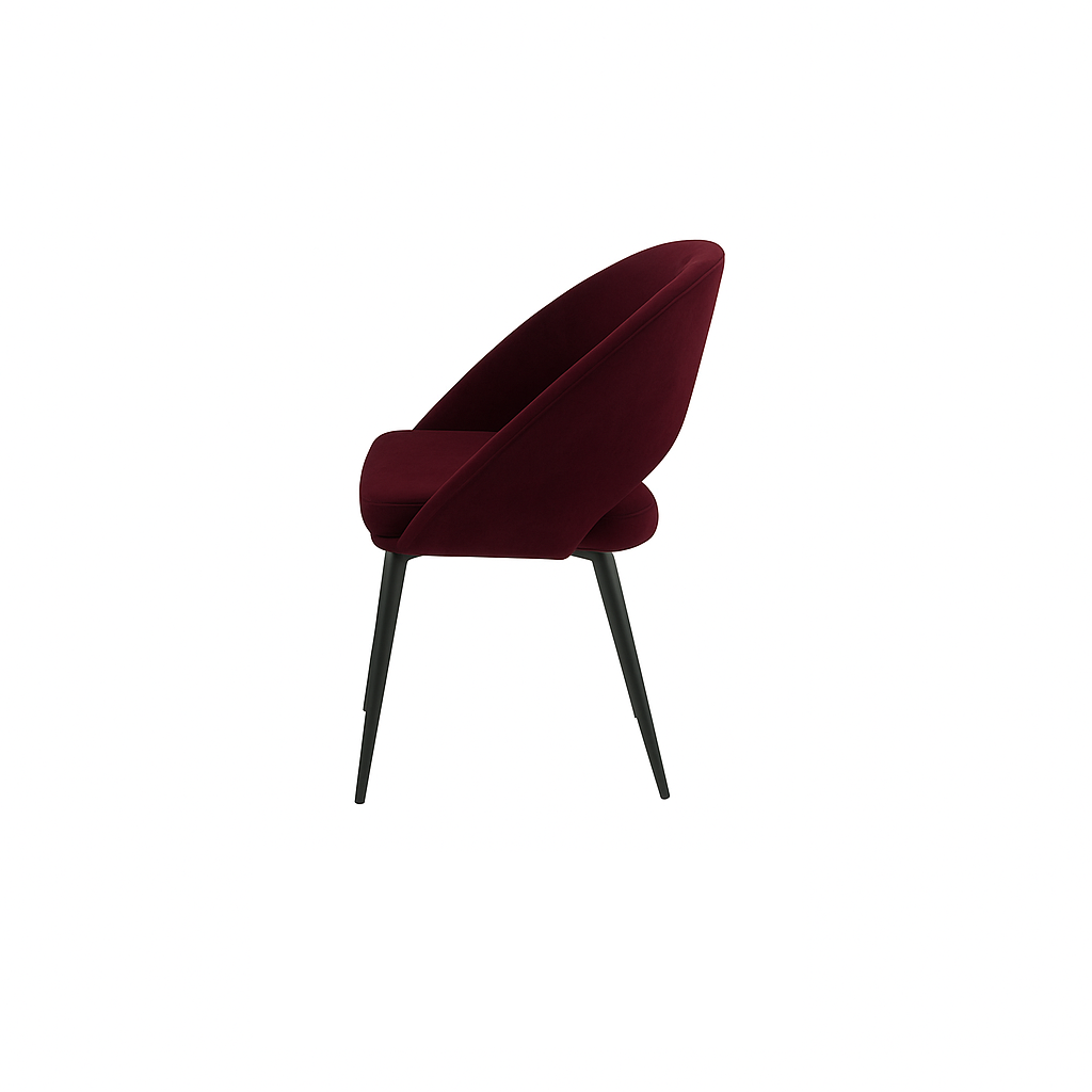 Scaun catifea VERDE | model LAVA