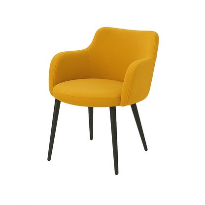 Scaun catifea GALBENA | model PERDIX
