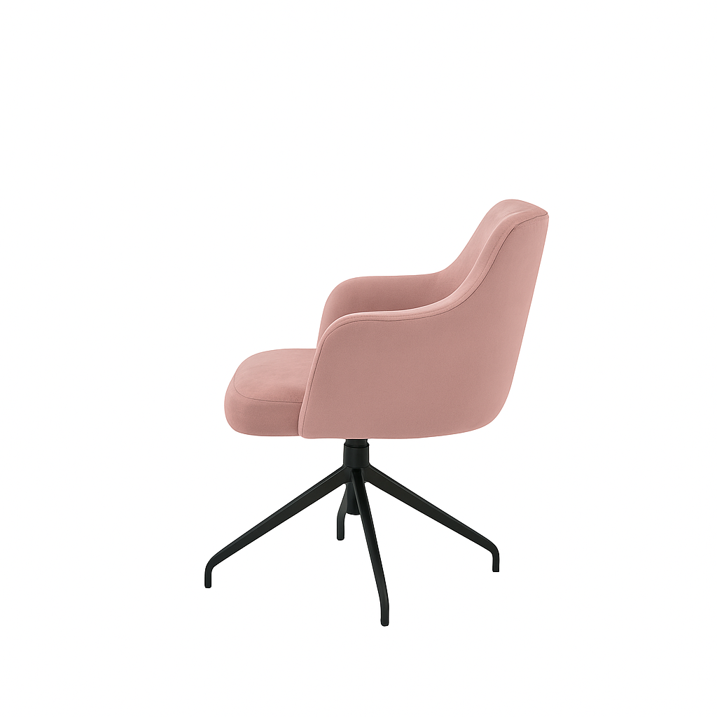 Scaun catifea GALBENA | model SOHO