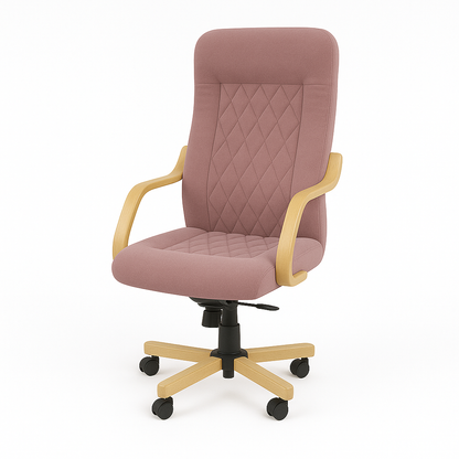 Scaun ergonomic catifea ROZ | model DONALD P
