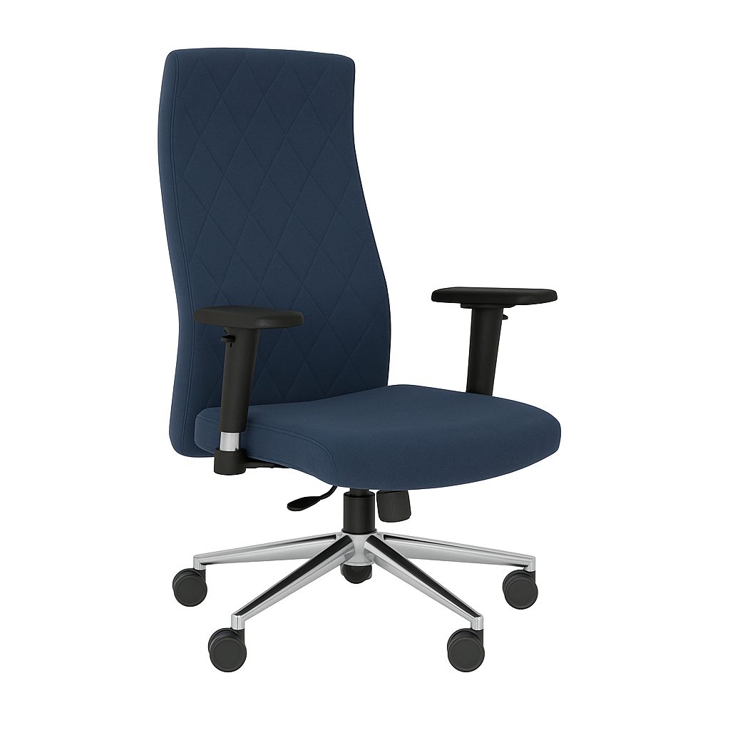 Scaun birou catifea ALBASTRA | model MAGIC P