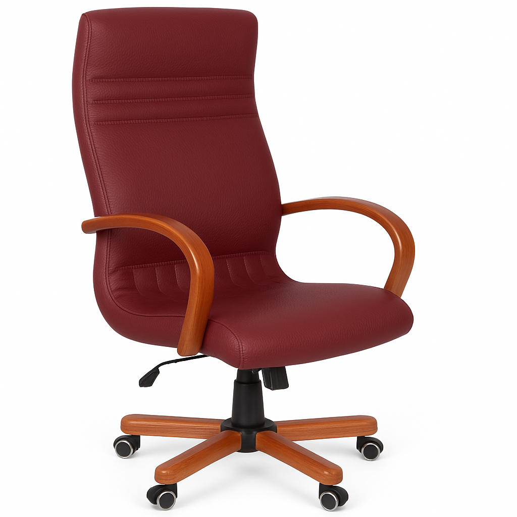 Scaun birou piele VERDE | model GOLD P