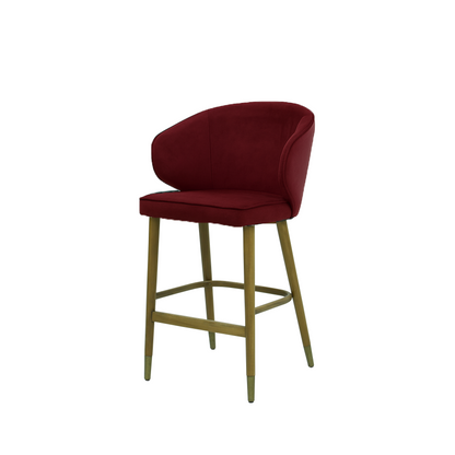 Scaun insula catifea BORDO | model CAPRICE