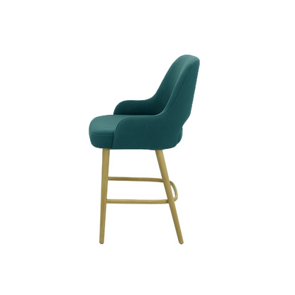 Scaun insula catifea ROZ | model HUGO