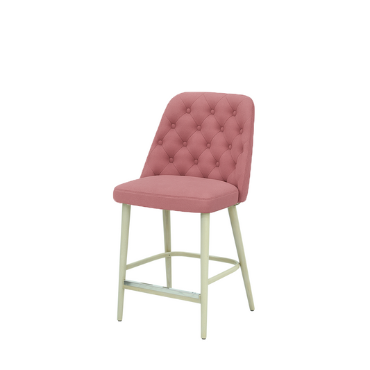 Scaun insula catifea ROZ | model SCOT