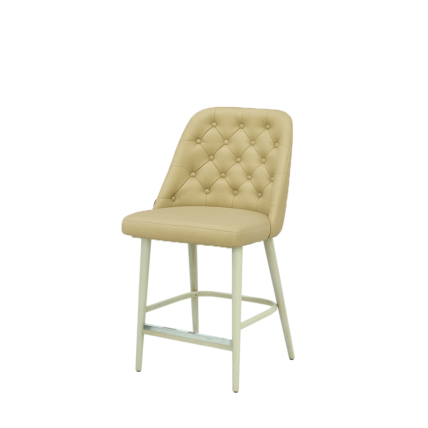 Scaun insula piele BEJ | model SCOT