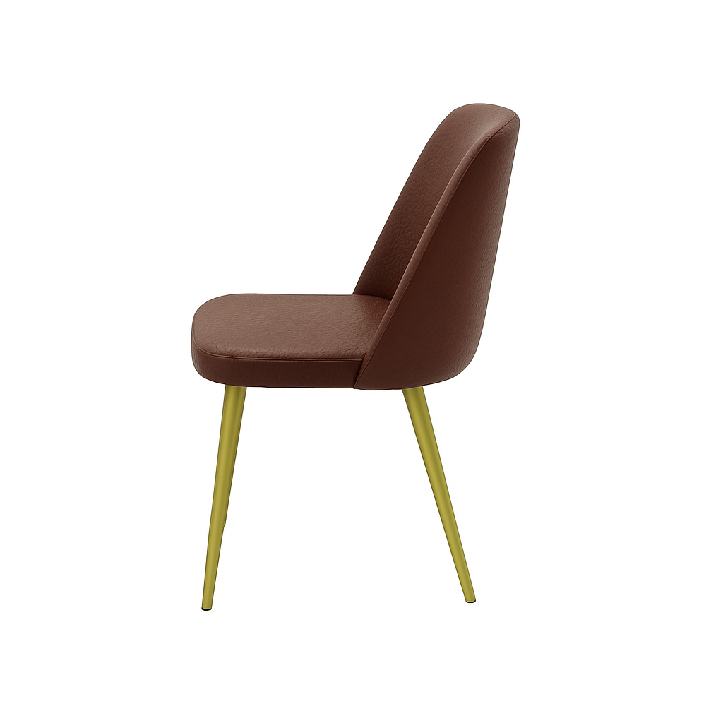 Scaun piele GALBENA | model FOX