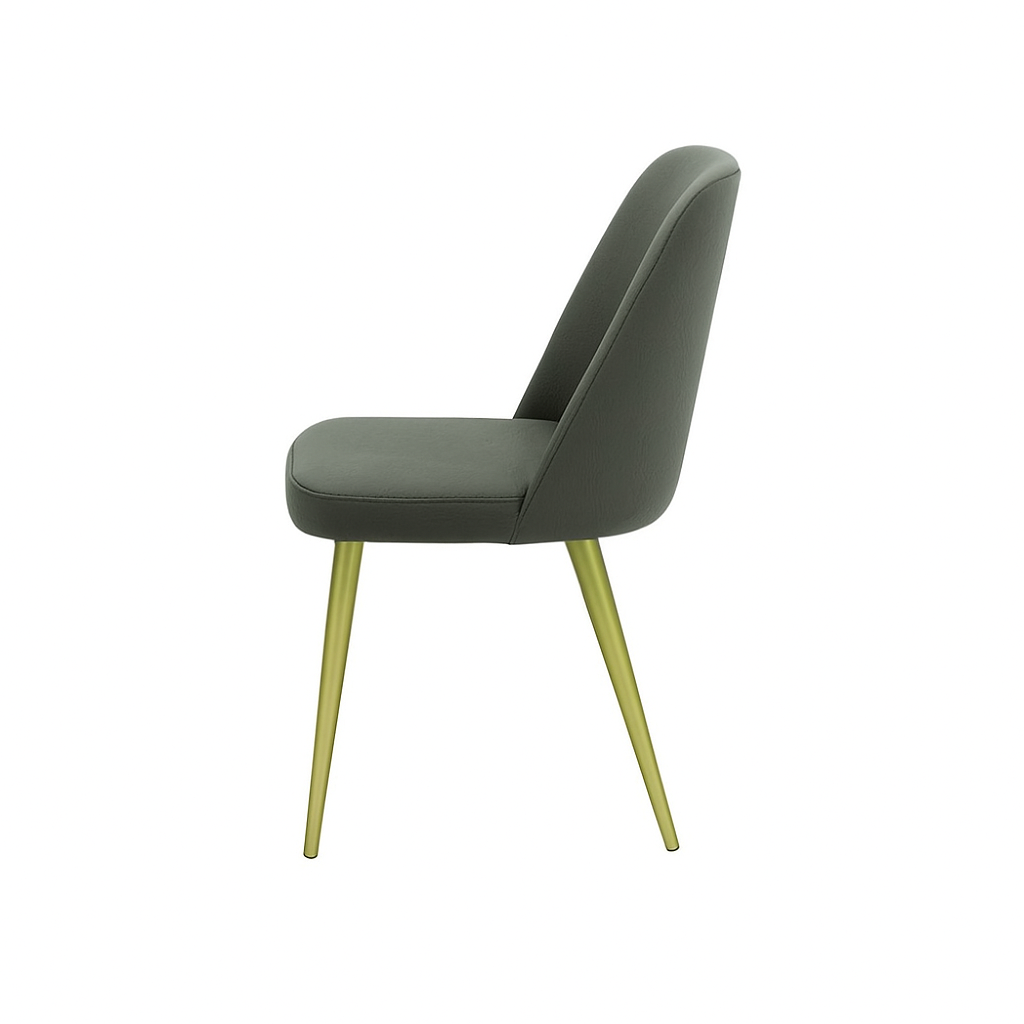 Scaun piele GALBENA | model FOX